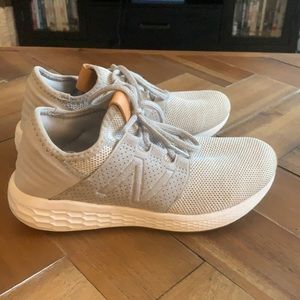 New Balance Cruz Grey and Tan Women’s Sneakers